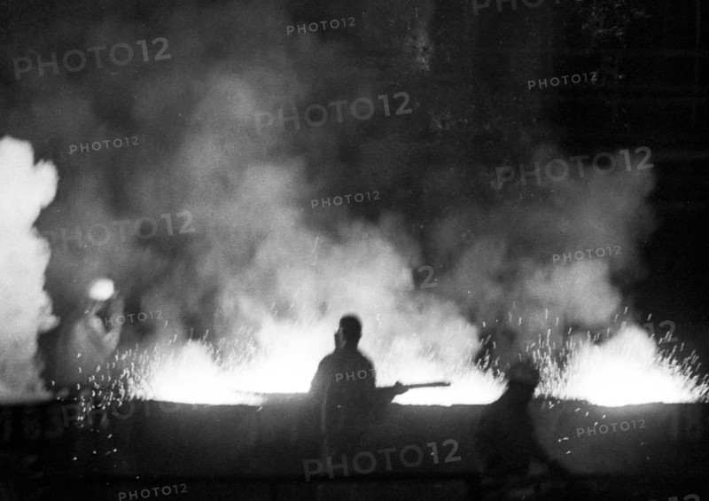 The Oxygen steelworks Phoenix of Hoesch AG on 25. 7. 1973 produced steel. Today