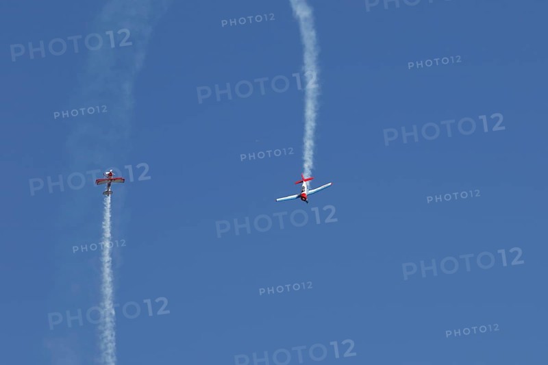 Yak and Biplane demonstration flight