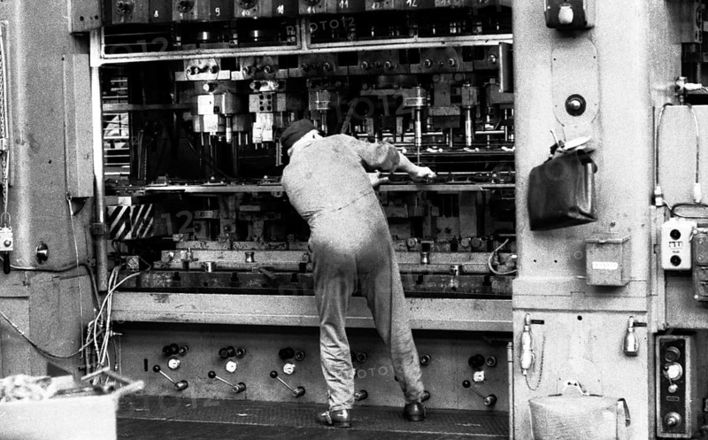 Manual labour in the car industry