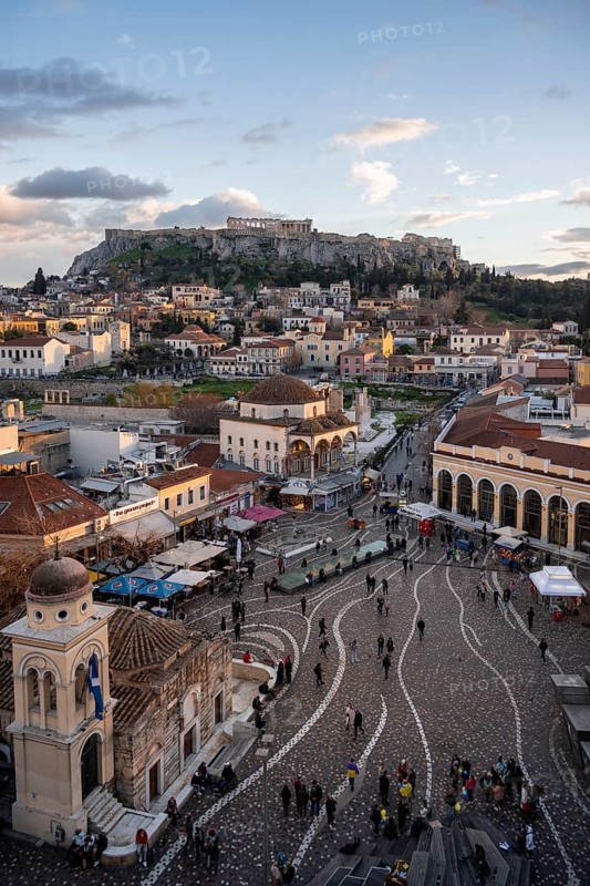 View of the Old Town of Athens