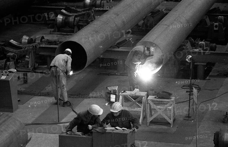 The Thyssen pipe mill