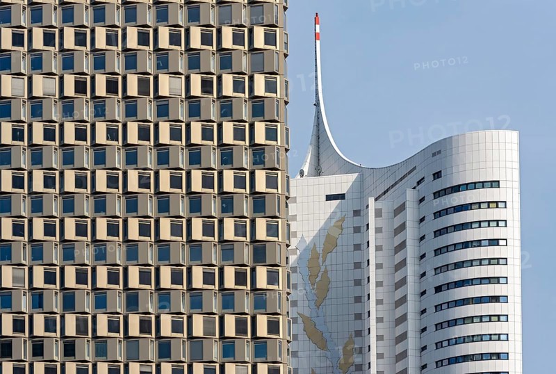 District Living and Hochhaus Neue Donau buildings