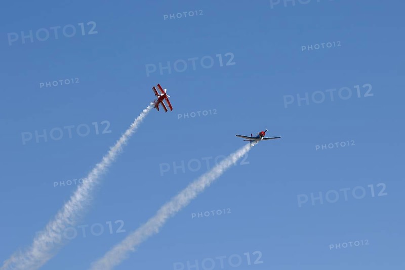 Yak and Biplane demonstration flight