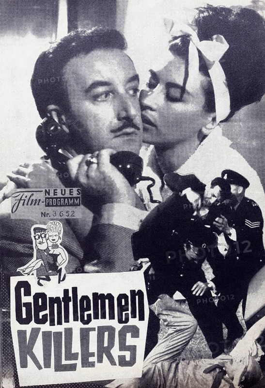 Cinema film Gentlemen Killers with actor Peter Sellers