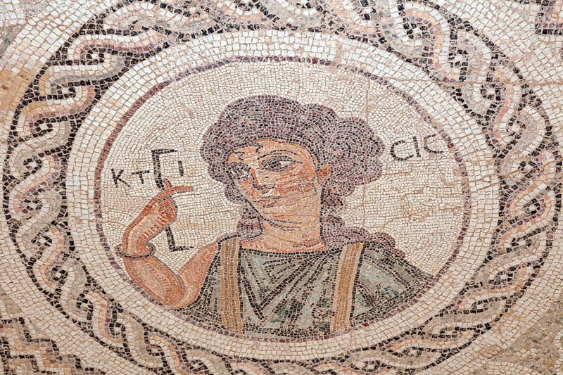 Floor mosaic of the Ktisis