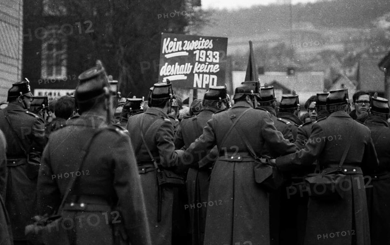 Several hundred demonstrators