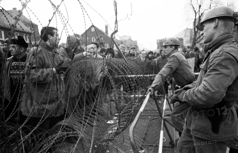 Several hundred demonstrators