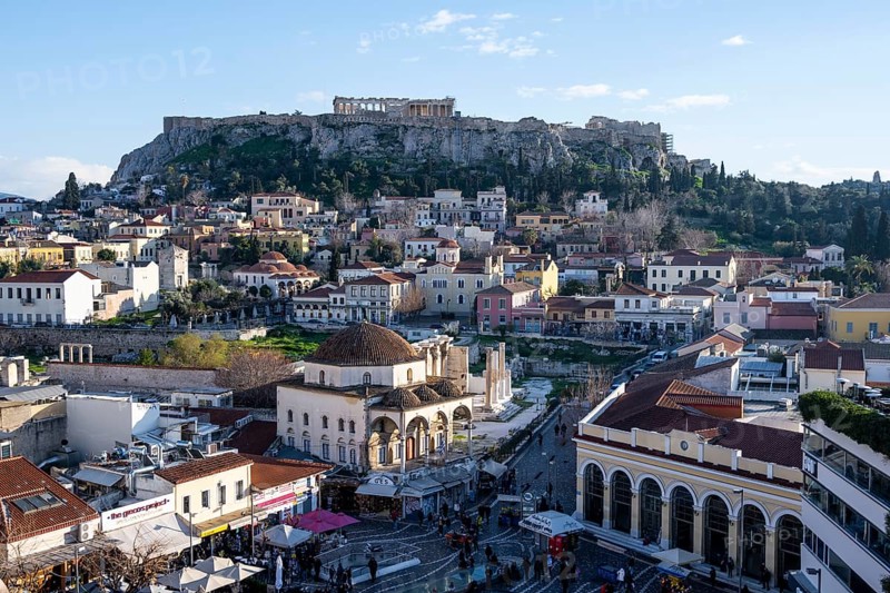 View of the Old Town of Athens