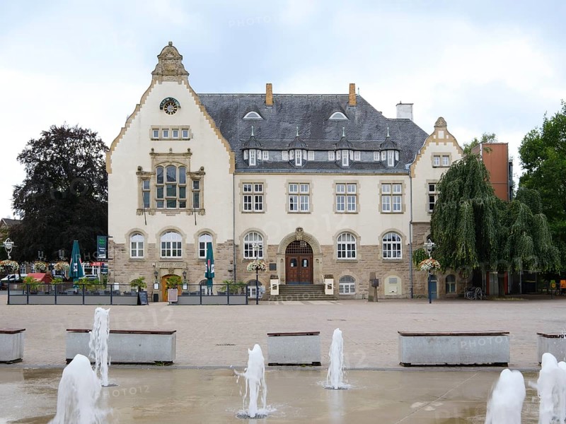 Fountain in front of the Dortmund-Aplerbeck district administration office