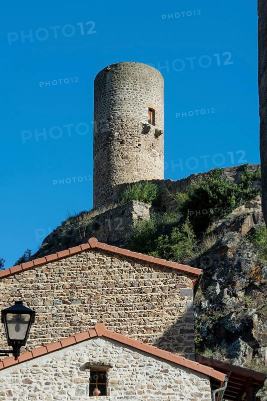 Dungeon of the castle of Saint Floret village designated â€œPetite Cite de Caractere