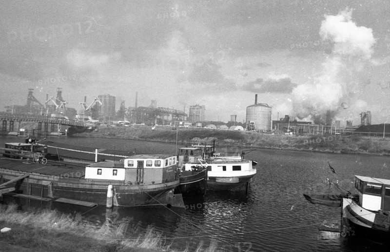 The Hoogovens steelworks in Ijmuiden