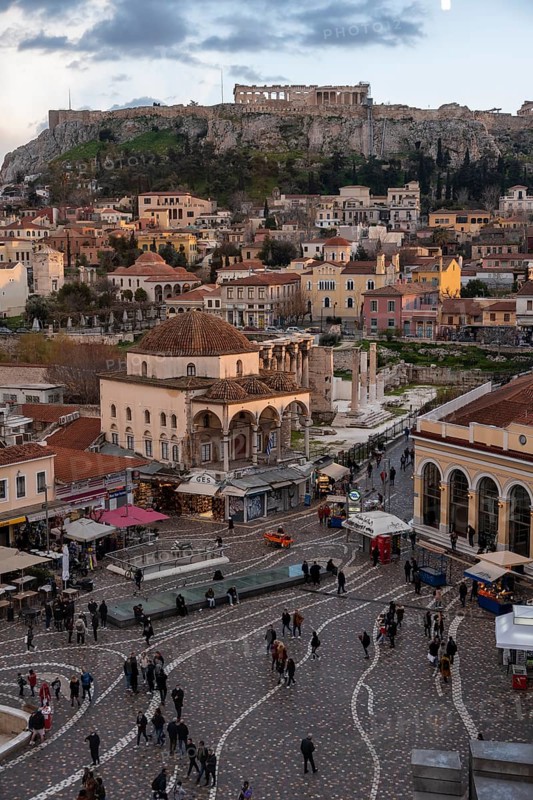 View of the Old Town of Athens