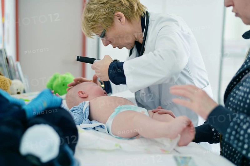 In the family doctor's consultation. Paediatrics