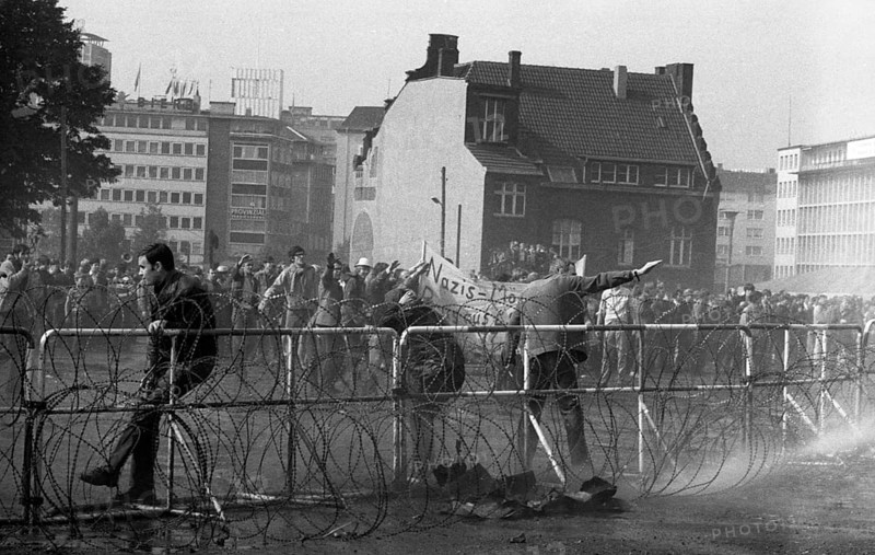 During the election campaign of the right-wing National Democratic Party of Germany