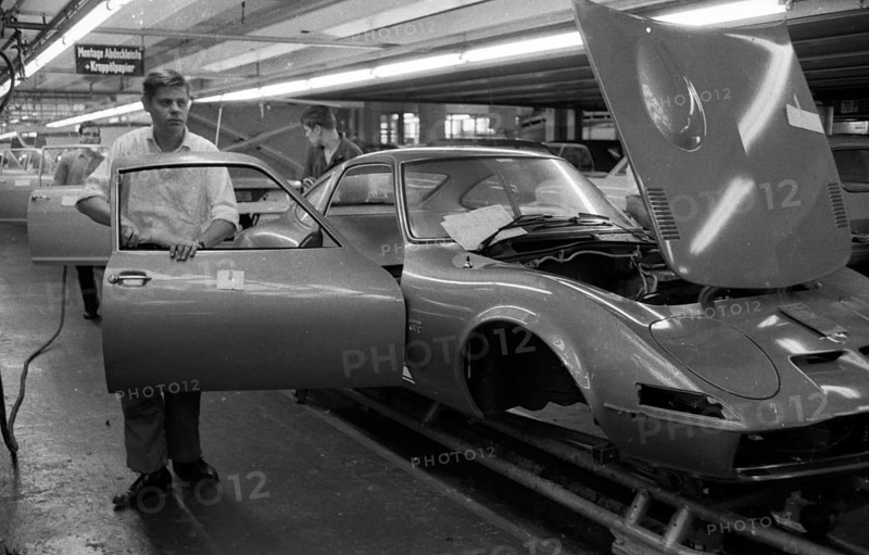 Manual labour in the car industry