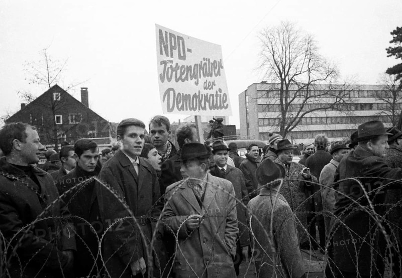 Several hundred demonstrators