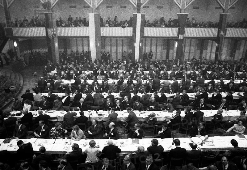 The 5th party congress of the radical right-wing NPD