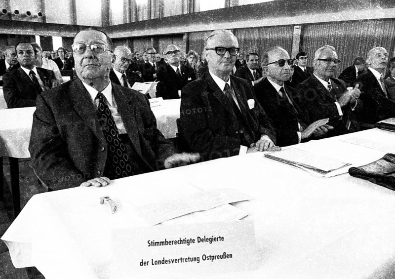 The Congress of the East German Expellees' Associations on 15. 4. 1972 in Bad Godesberg