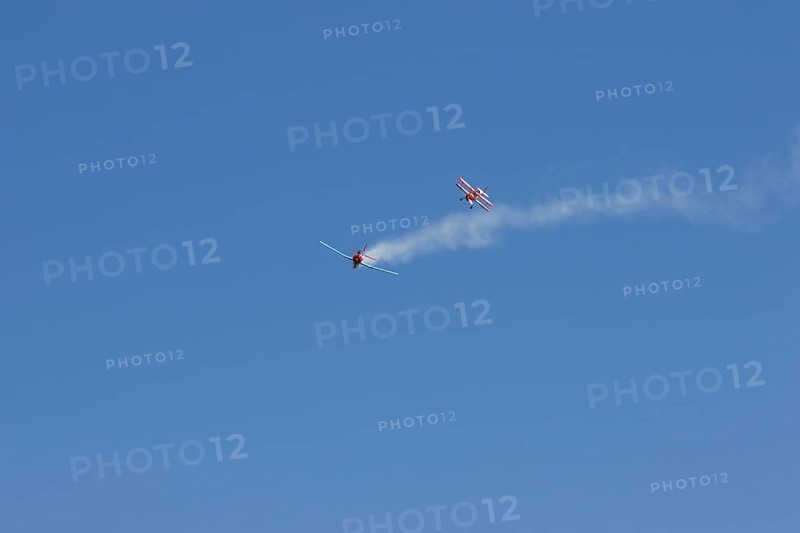 Yak and Biplane demonstration flight