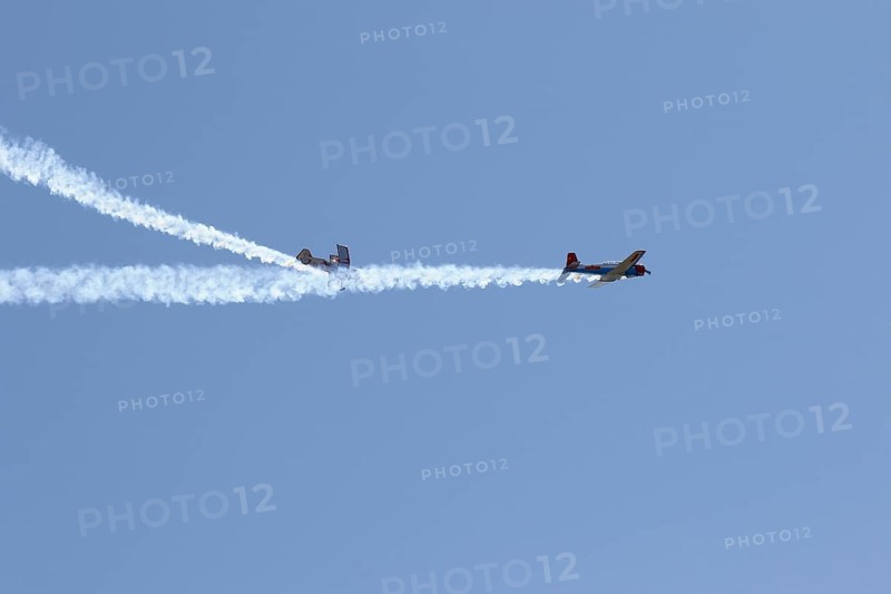 Yak and Biplane demonstration flight