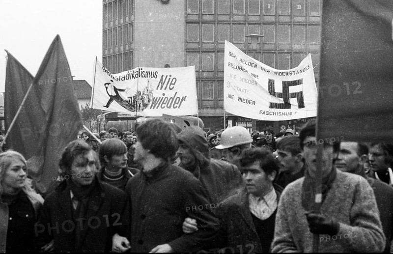 Several hundred demonstrators