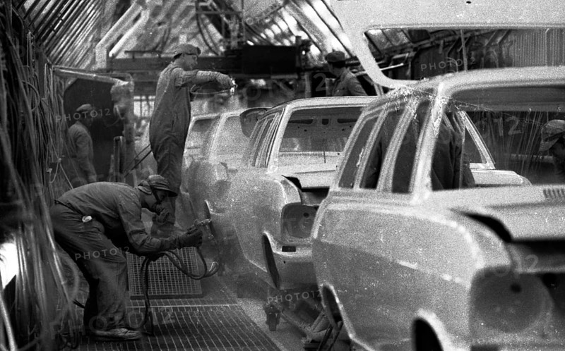 Manual labour in the car industry