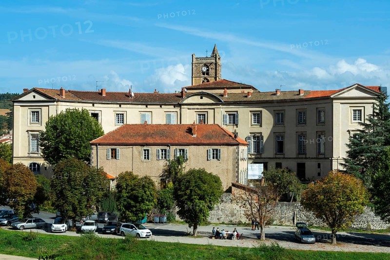 Lavoute Chilhac labelled Les Plus Beaux Villages de France. Priory Sainte-Croix
