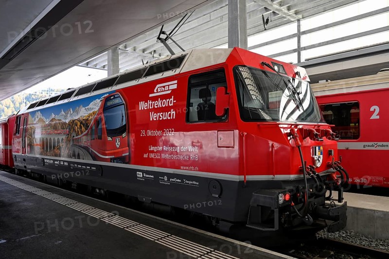 Passenger train RHB Rhaetische Bahn