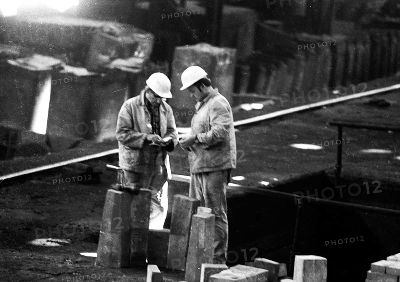 The Oxygen steelworks Phoenix of Hoesch AG on 25. 7. 1973 produced steel. Today