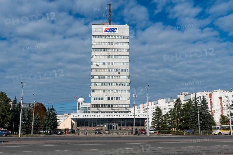 Soviet office building