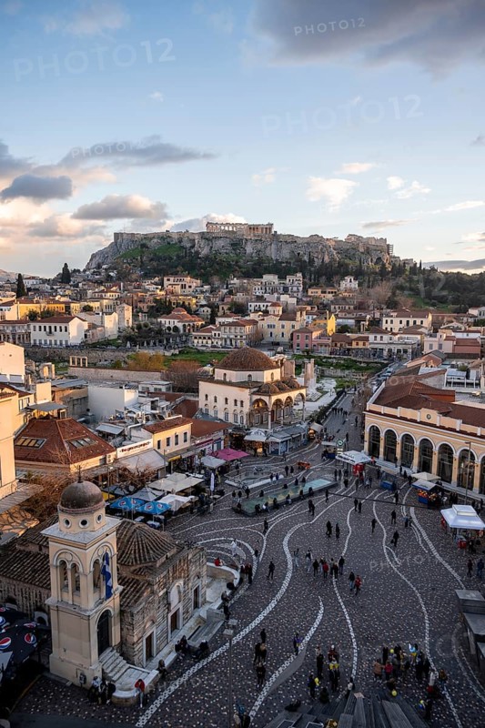 View of the Old Town of Athens