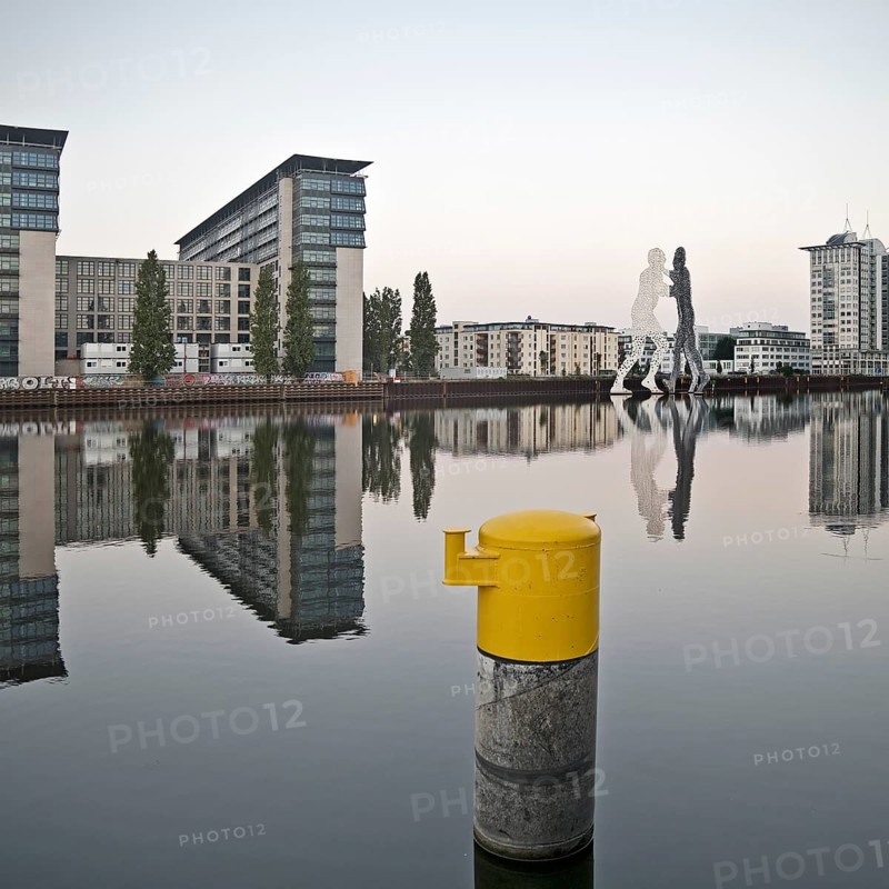 The Spree with part of the Treptowers