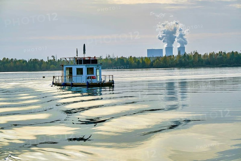 Lake Stoermthal recreation area near Leipzig