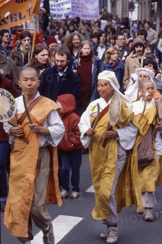 Hanover. 20th Protestant Church Congress with demonstrations on 6. 3. 1983