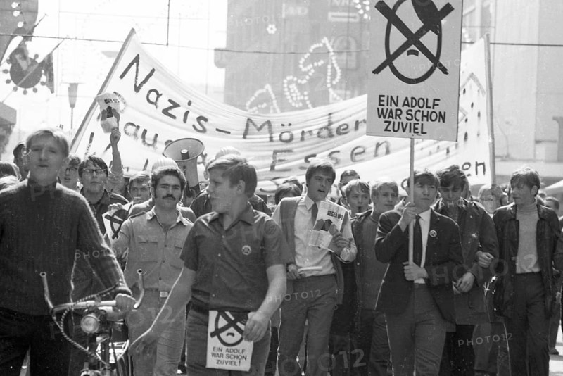 Election campaign appearances in 1969 by the radical right-wing NPD