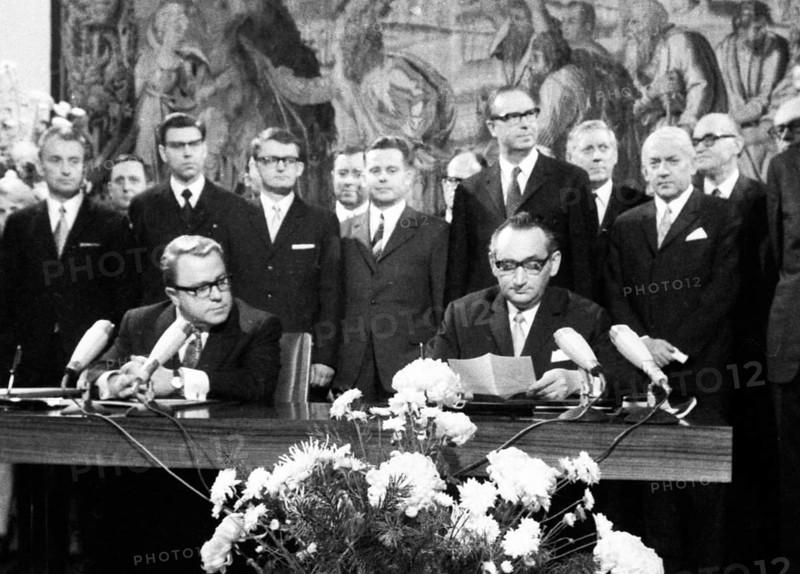 As part of the SPD/FDP coalition's policy of detente