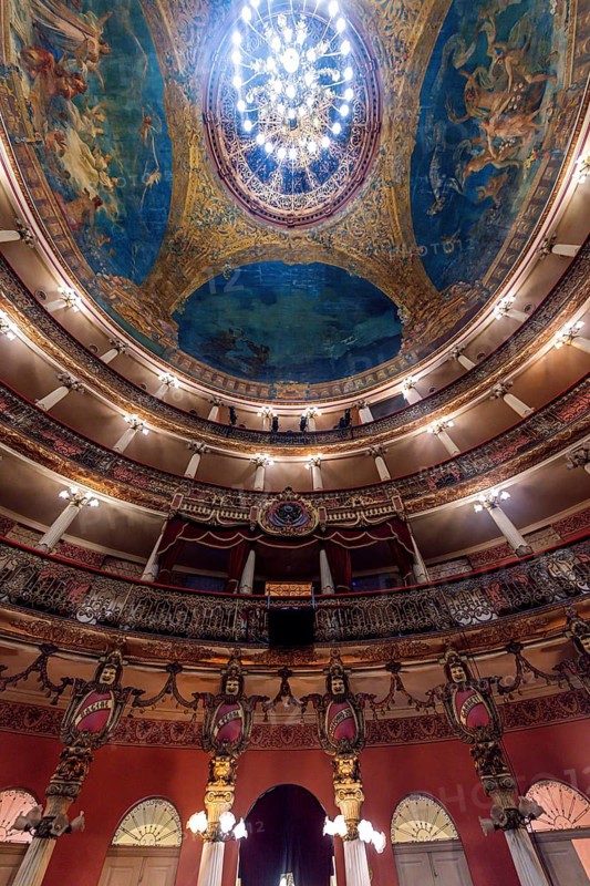 Beautiful interior of the Amazon theatre