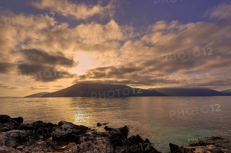 Dramatic morning light