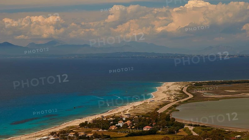 View from Faneromeni Monastery to Lefkas Town