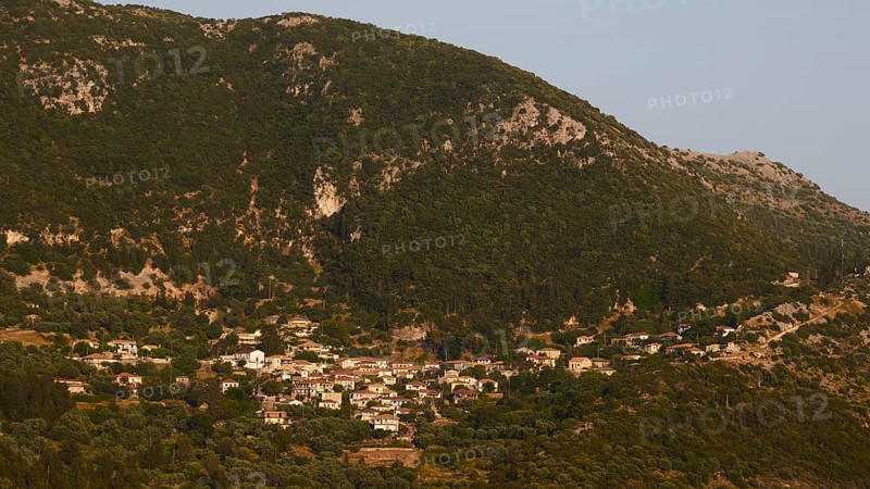 Green mountain landscape