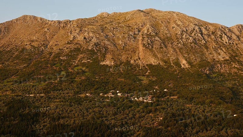 Green mountain landscape
