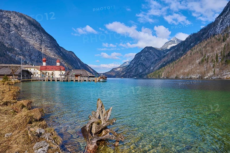 Monastery St Bartholomae at Koenigsee