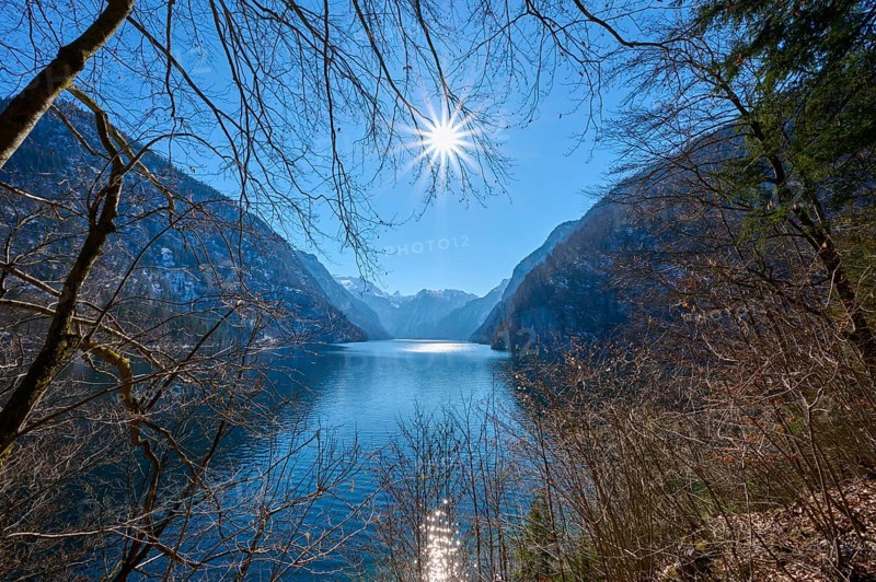 Lake Koenigsee in winter