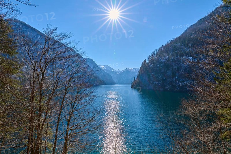 Lake Koenigsee in winter