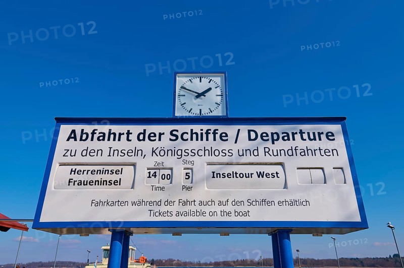 Chiemsee shipping sign