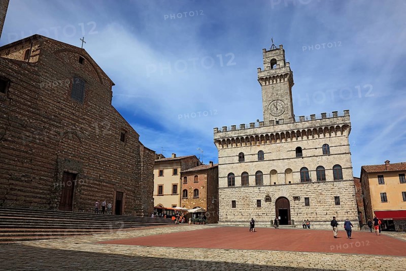In the old town of Montepulciano