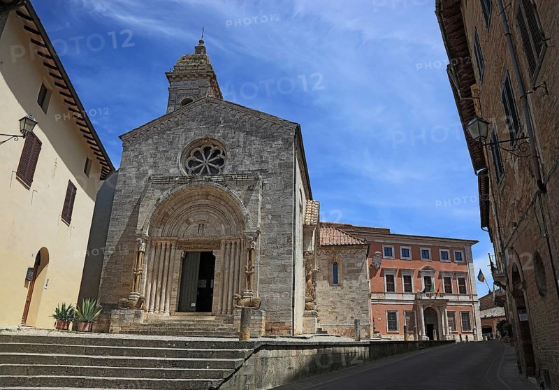 In the historic town of San Quirico d'Orcia