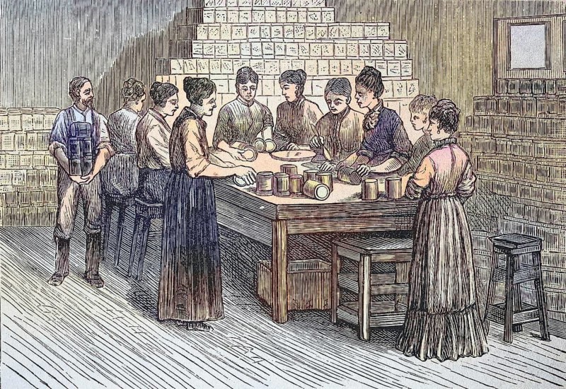 Thurber & Co canning factory in Moorestown