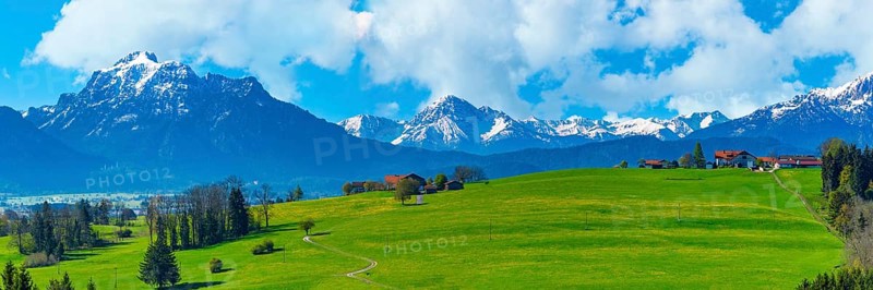 Alpine foothills near Rosshaupten
