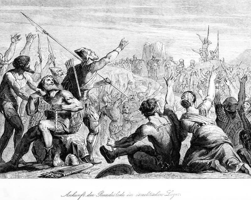 Arrival of the Ark of the Covenant at the Israelite Camp